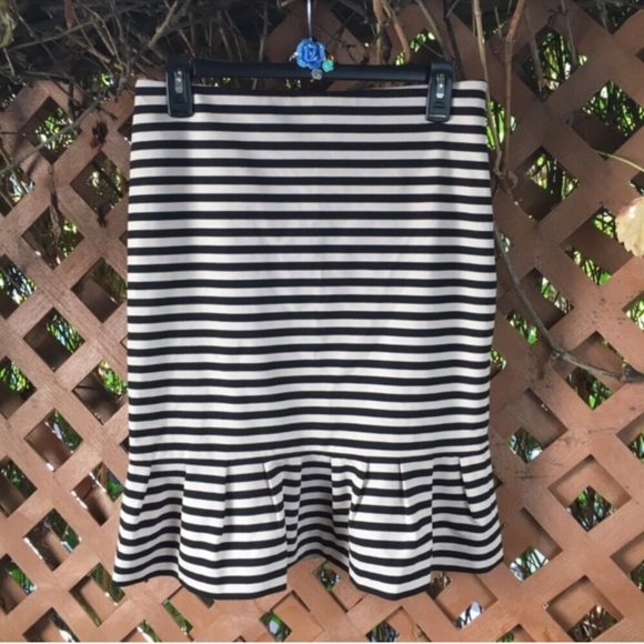 White House Black Market Dresses & Skirts - WHBM Stripe Trumpet Midi Skirt 4